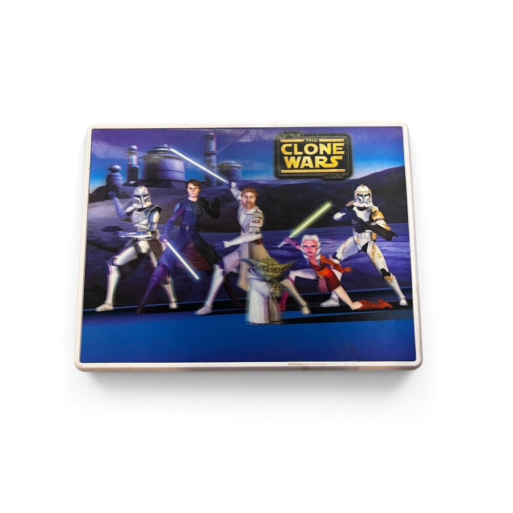 Rare Star Wars The Clone Wars Electronic Learning Laptop Oregon Scientific 2008
